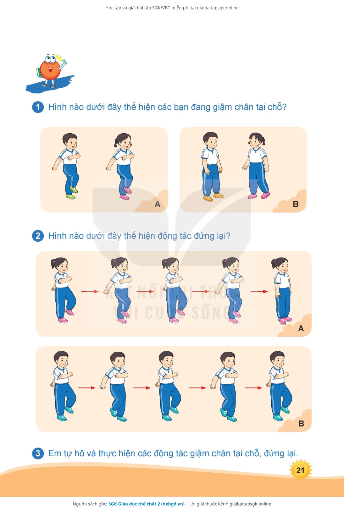 Trang 22 sách giáo khoa SGK Giáo dục thể chất 2 thu nhỏ