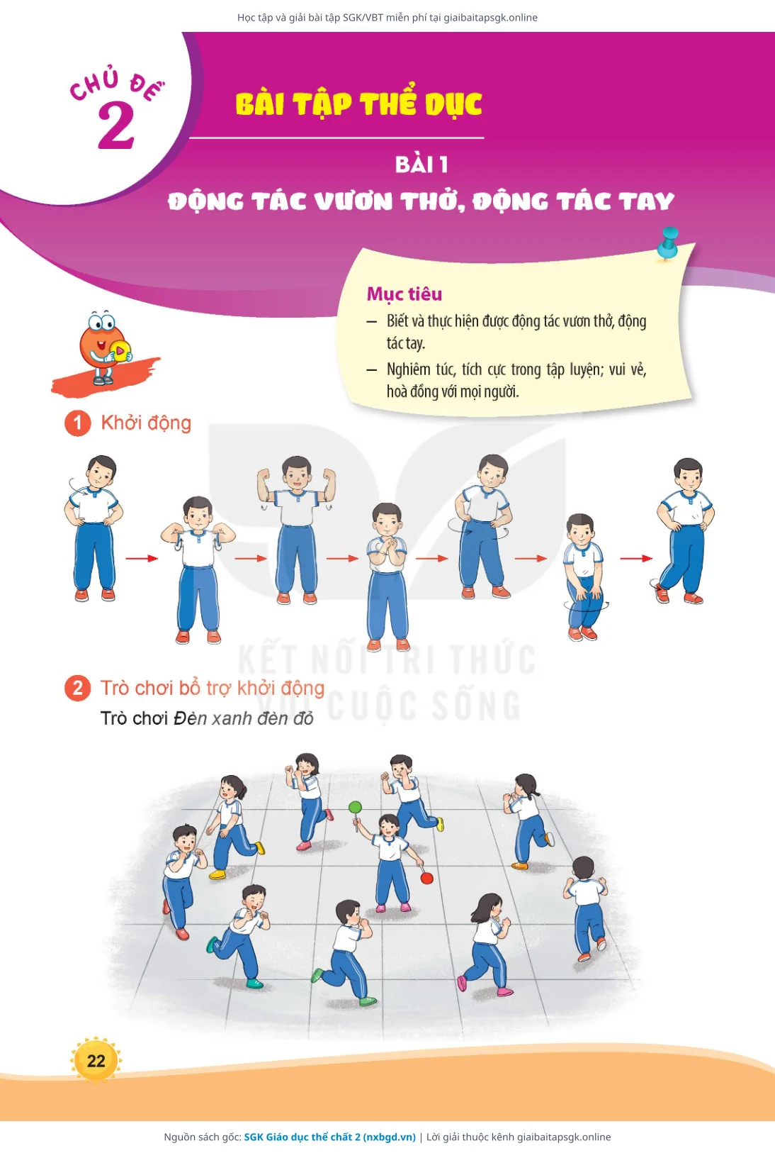 Trang 23 sách giáo khoa SGK Giáo dục thể chất 2 thu nhỏ