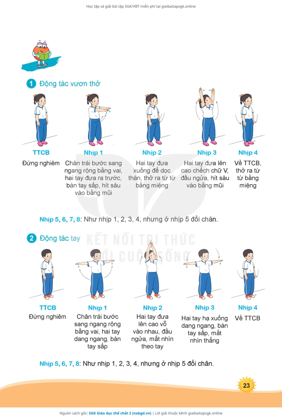 Trang 24 sách giáo khoa SGK Giáo dục thể chất 2 thu nhỏ