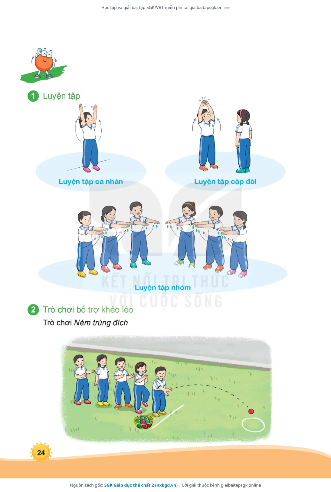 Trang 25 sách giáo khoa SGK Giáo dục thể chất 2 thu nhỏ