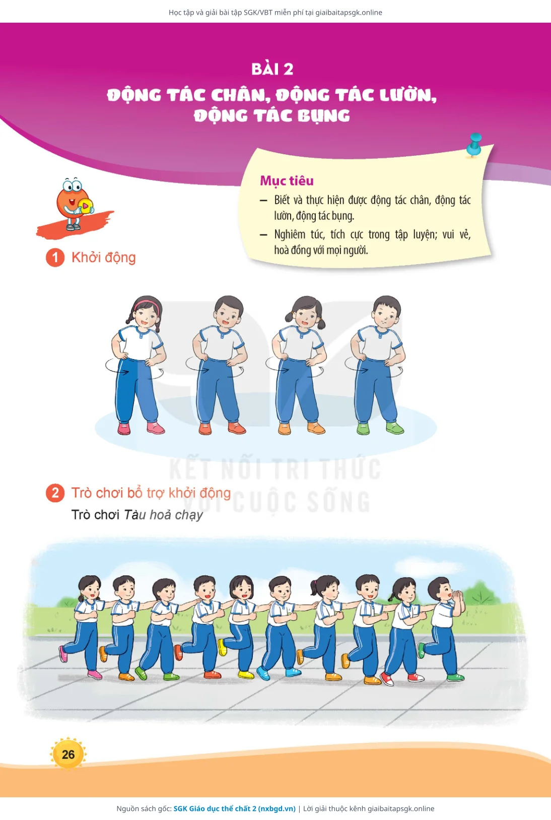 Trang 27 sách giáo khoa SGK Giáo dục thể chất 2 thu nhỏ