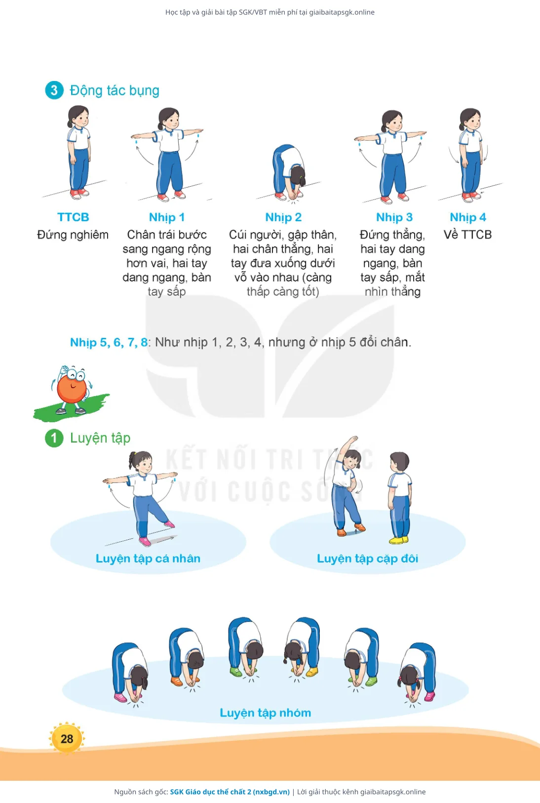 Trang 29 sách giáo khoa SGK Giáo dục thể chất 2 thu nhỏ