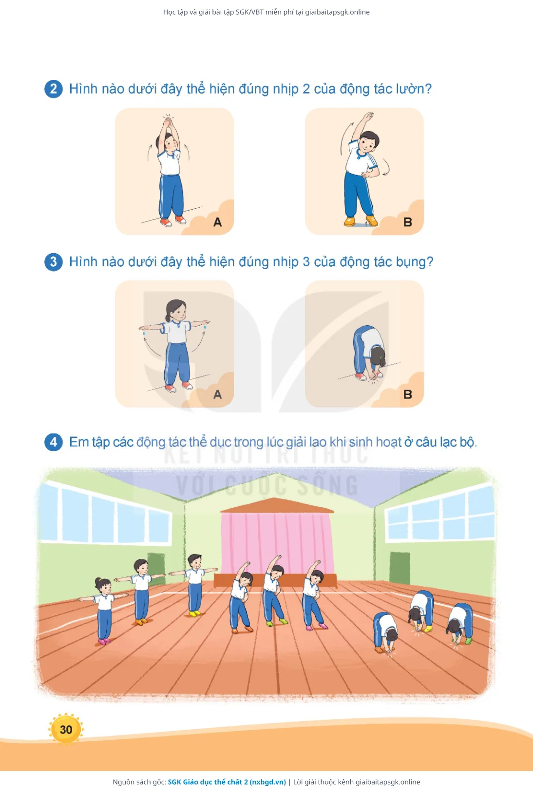 Trang 31 sách giáo khoa SGK Giáo dục thể chất 2 thu nhỏ