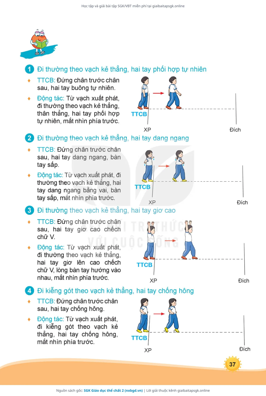 Trang 38 sách giáo khoa SGK Giáo dục thể chất 2 thu nhỏ