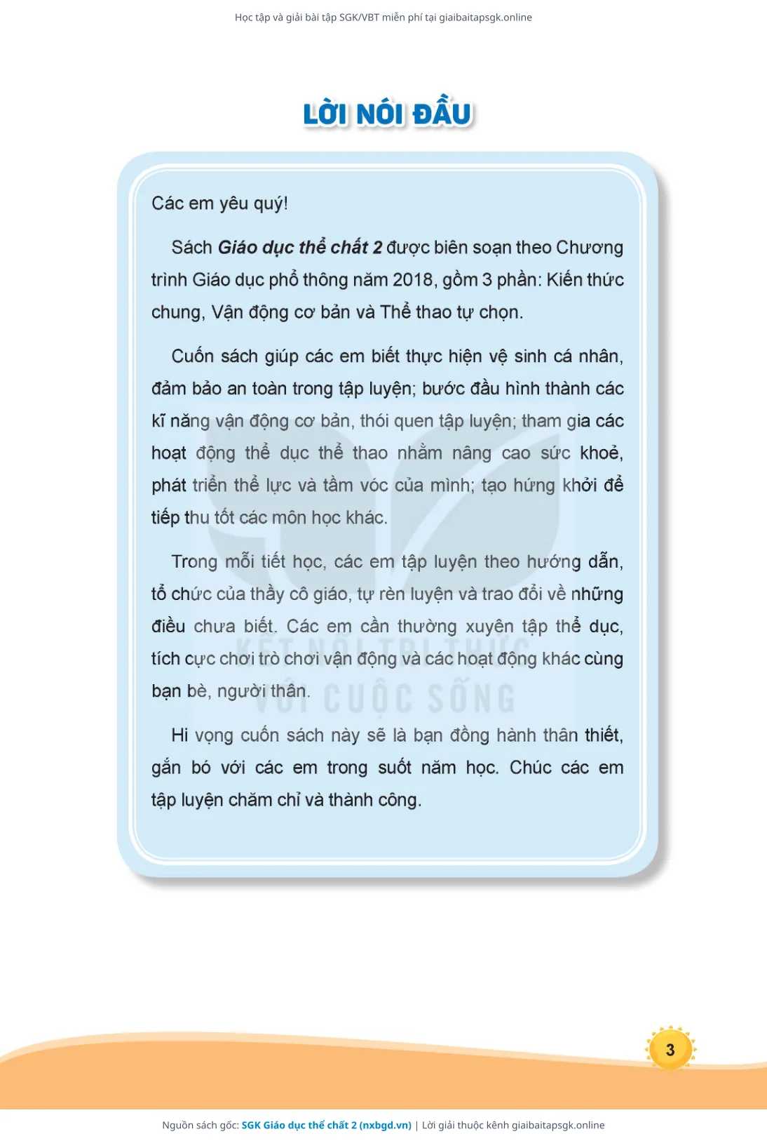 Trang 4 sách giáo khoa SGK Giáo dục thể chất 2 thu nhỏ