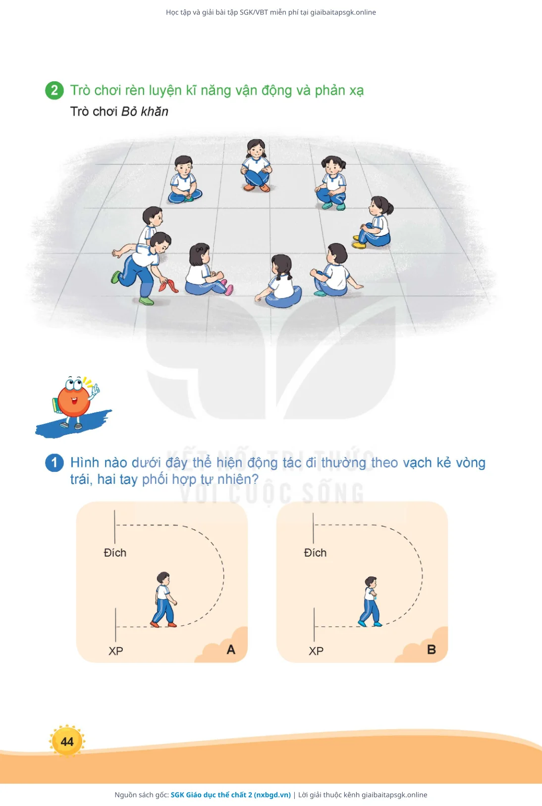 Trang 45 sách giáo khoa SGK Giáo dục thể chất 2 thu nhỏ