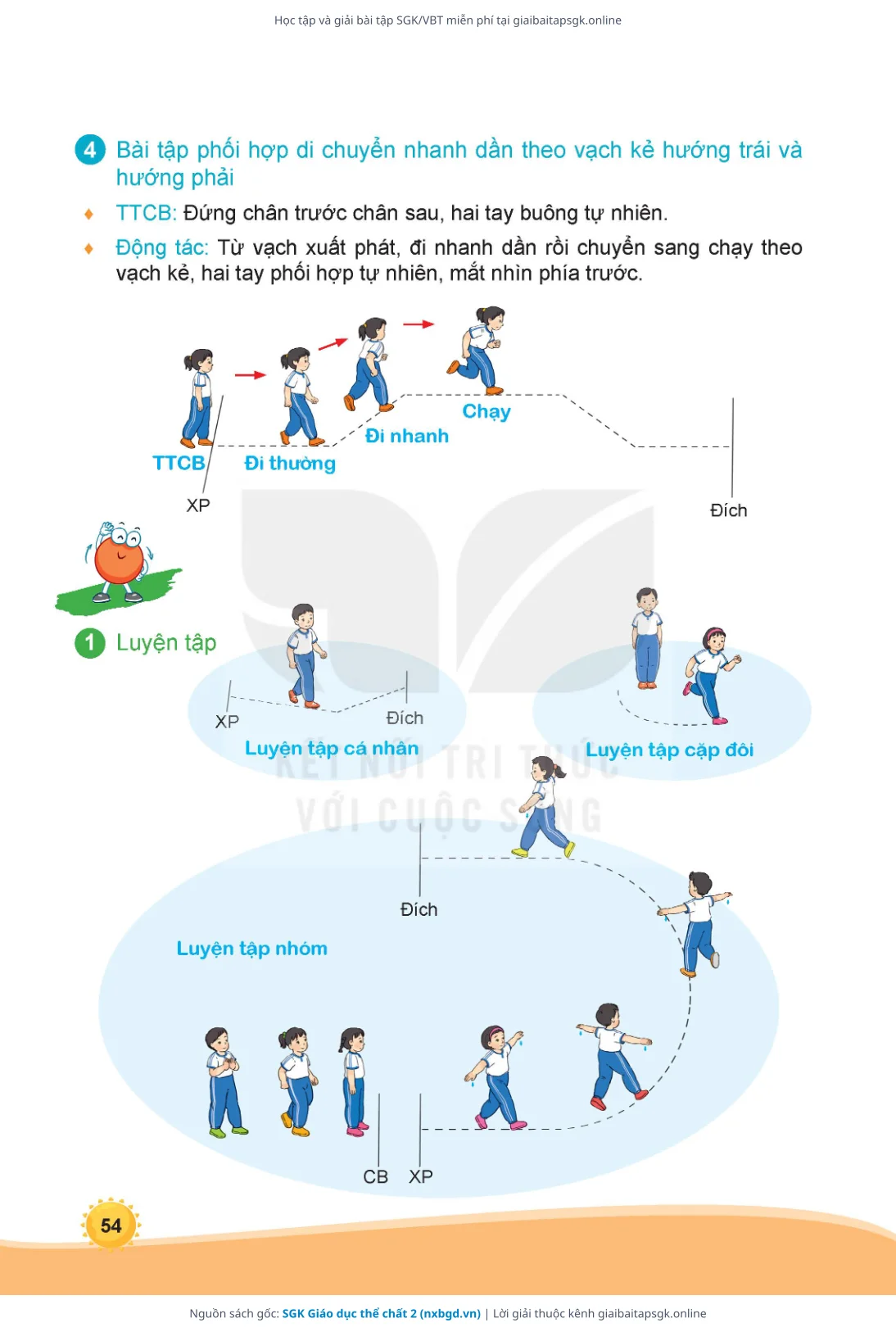 Trang 55 sách giáo khoa SGK Giáo dục thể chất 2 thu nhỏ