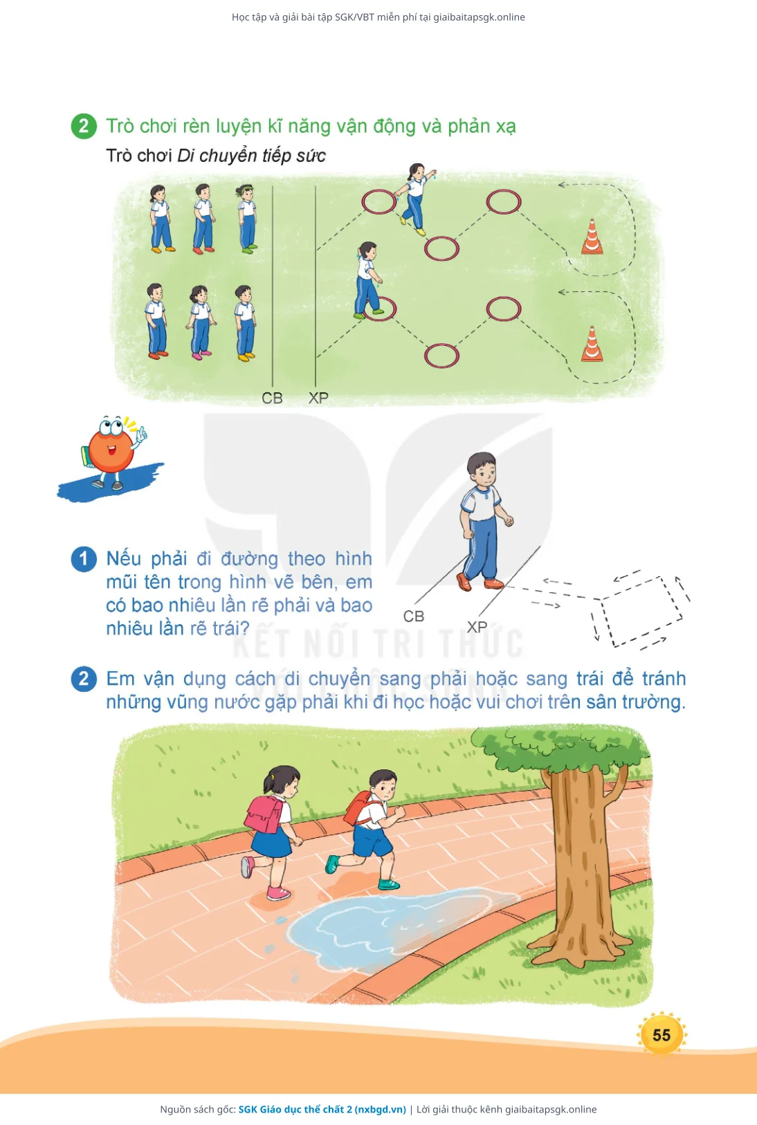 Trang 56 sách giáo khoa SGK Giáo dục thể chất 2 thu nhỏ