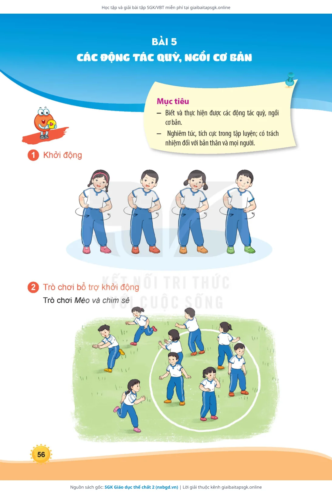Trang 57 sách giáo khoa SGK Giáo dục thể chất 2 thu nhỏ