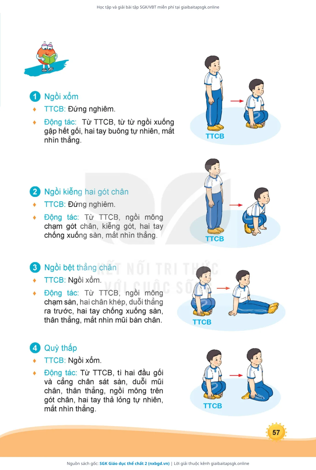 Trang 58 sách giáo khoa SGK Giáo dục thể chất 2 thu nhỏ