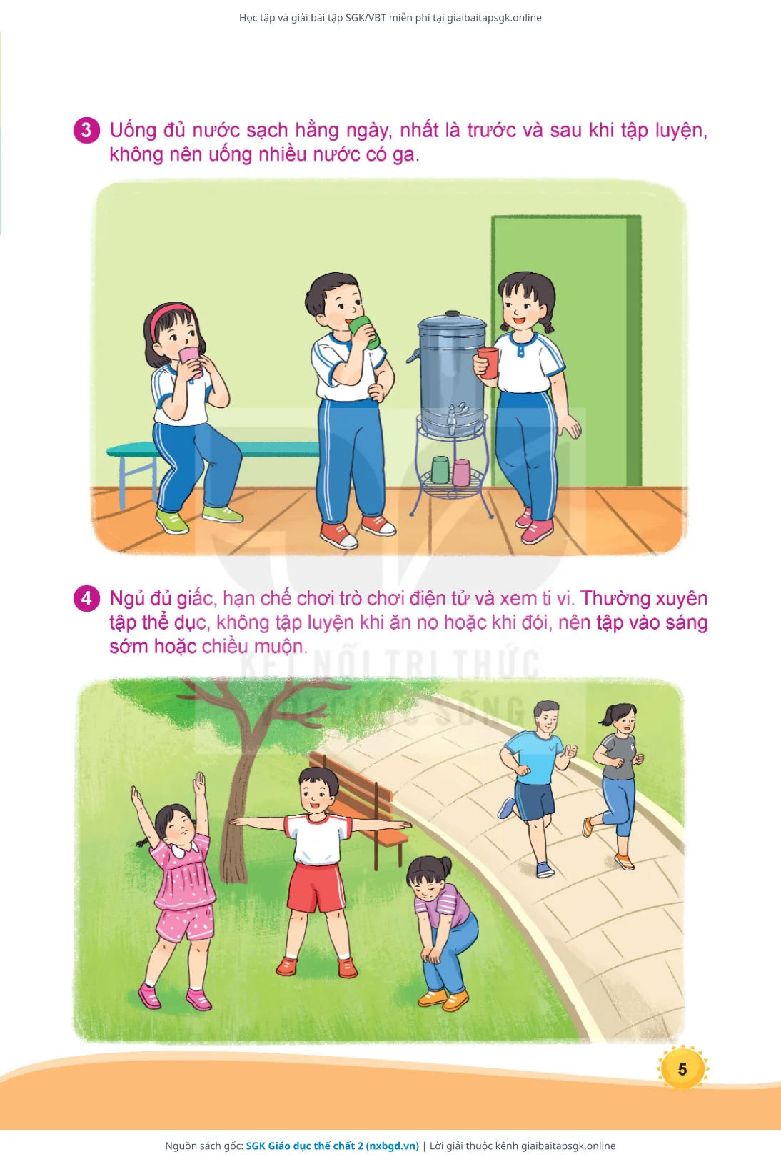 Trang 6 sách giáo khoa SGK Giáo dục thể chất 2 thu nhỏ