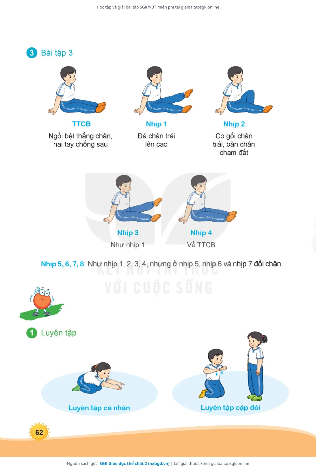Trang 63 sách giáo khoa SGK Giáo dục thể chất 2 thu nhỏ
