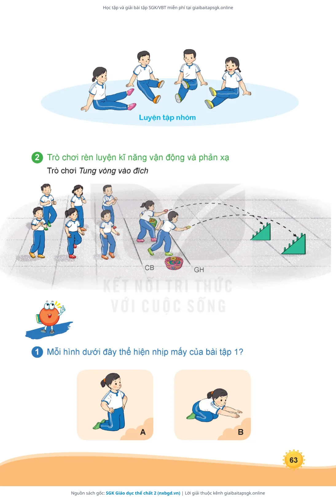 Trang 64 sách giáo khoa SGK Giáo dục thể chất 2 thu nhỏ