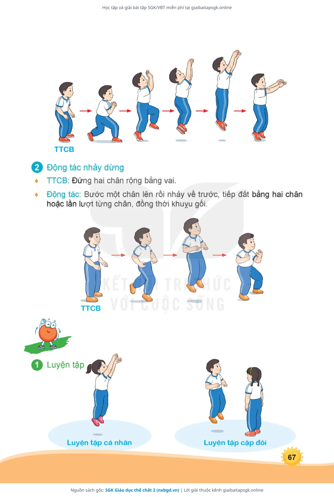 Trang 68 sách giáo khoa SGK Giáo dục thể chất 2 thu nhỏ