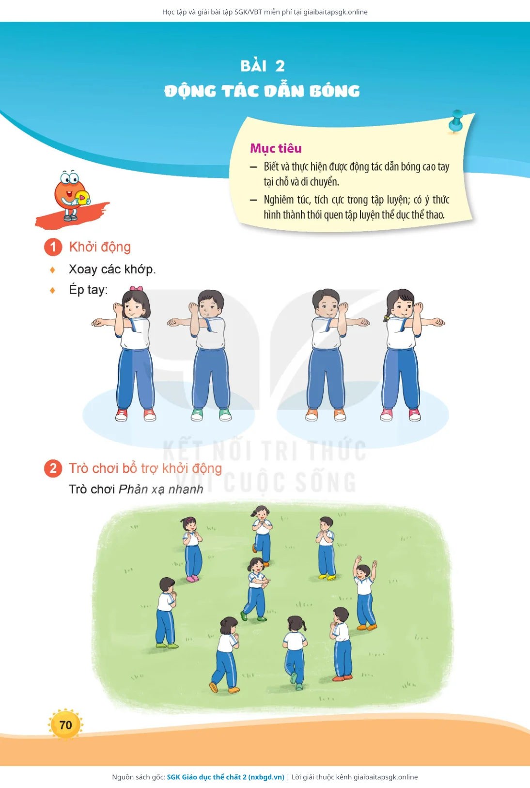 Trang 71 sách giáo khoa SGK Giáo dục thể chất 2 thu nhỏ