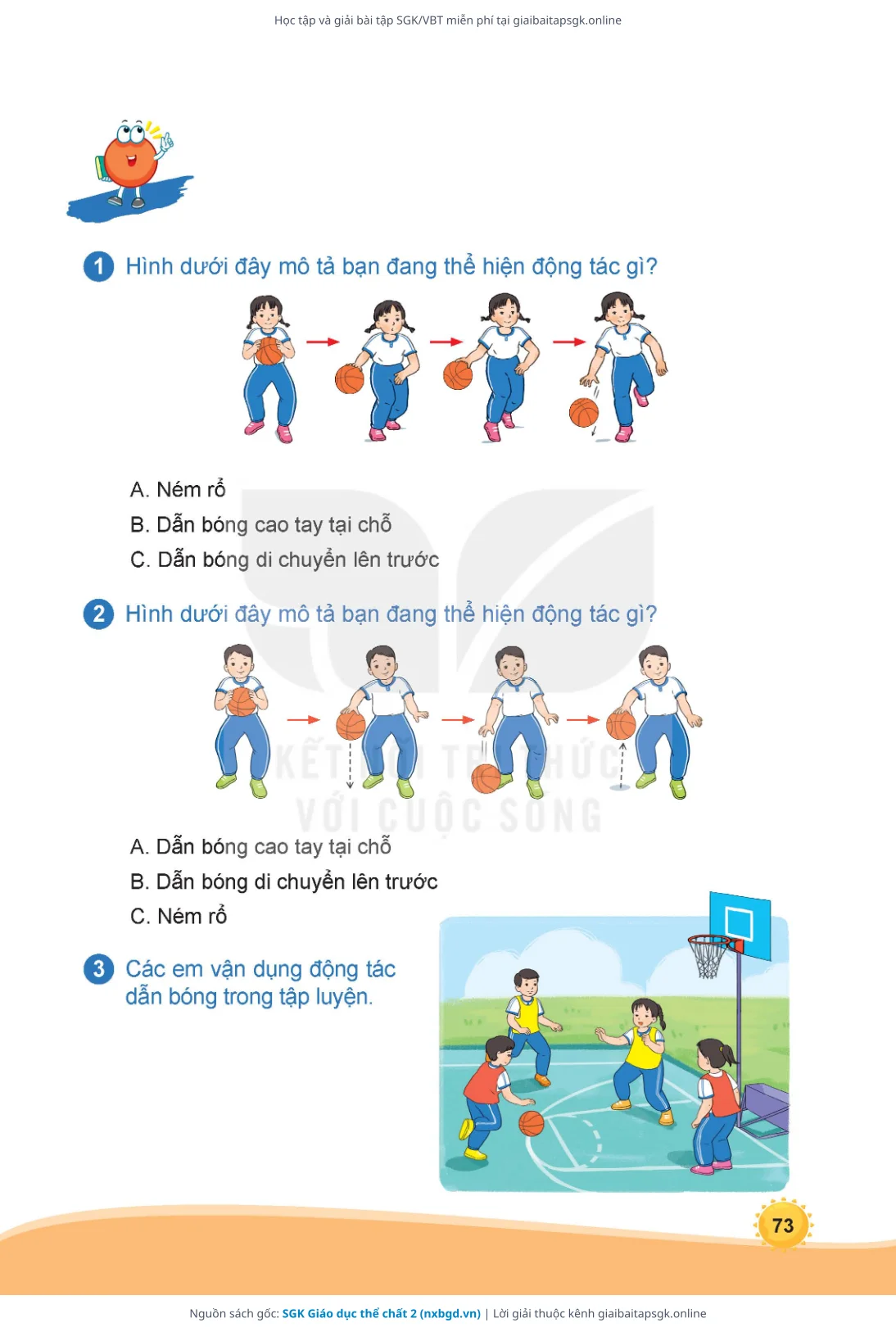 Trang 74 sách giáo khoa SGK Giáo dục thể chất 2 thu nhỏ