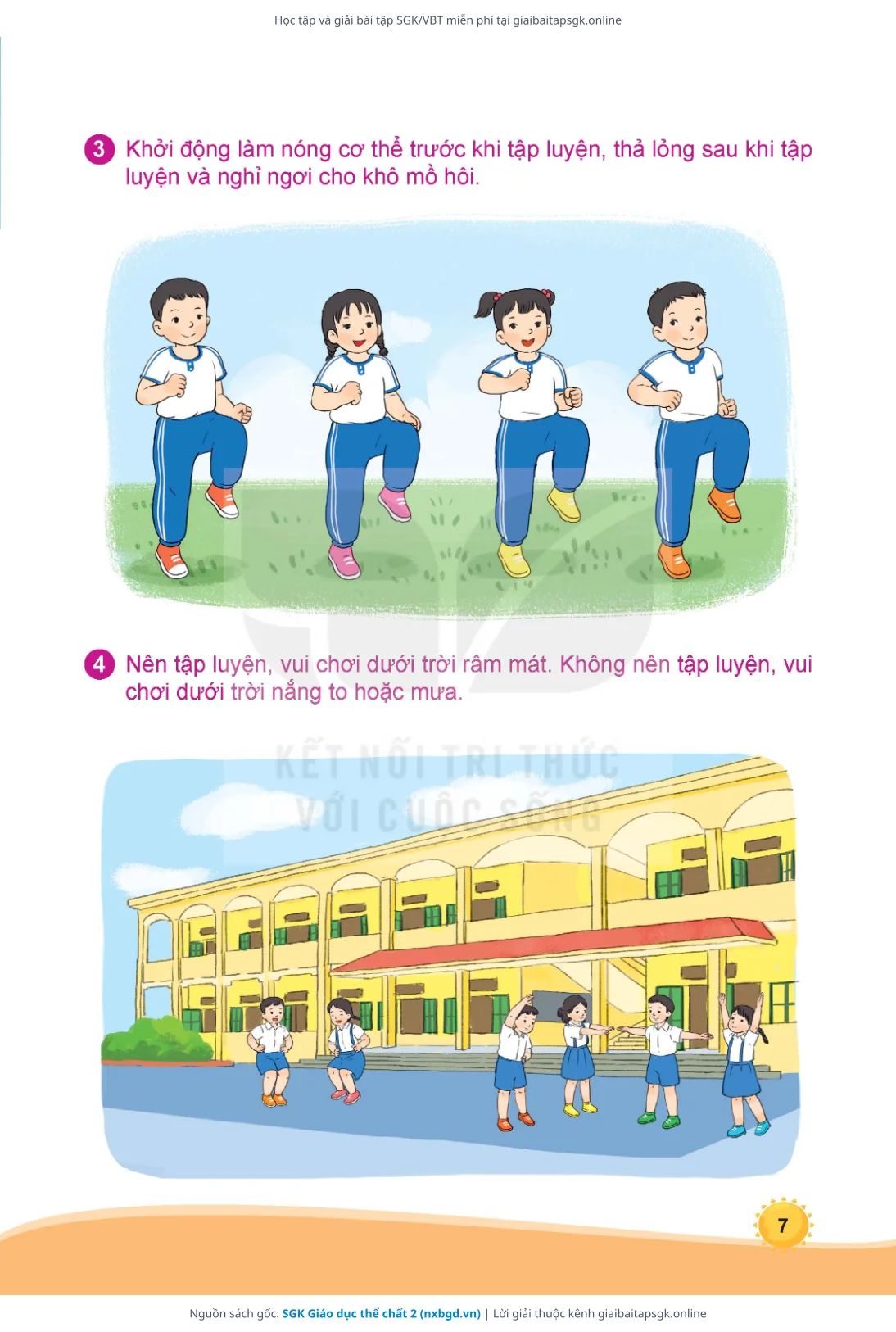 Trang 8 sách giáo khoa SGK Giáo dục thể chất 2 thu nhỏ