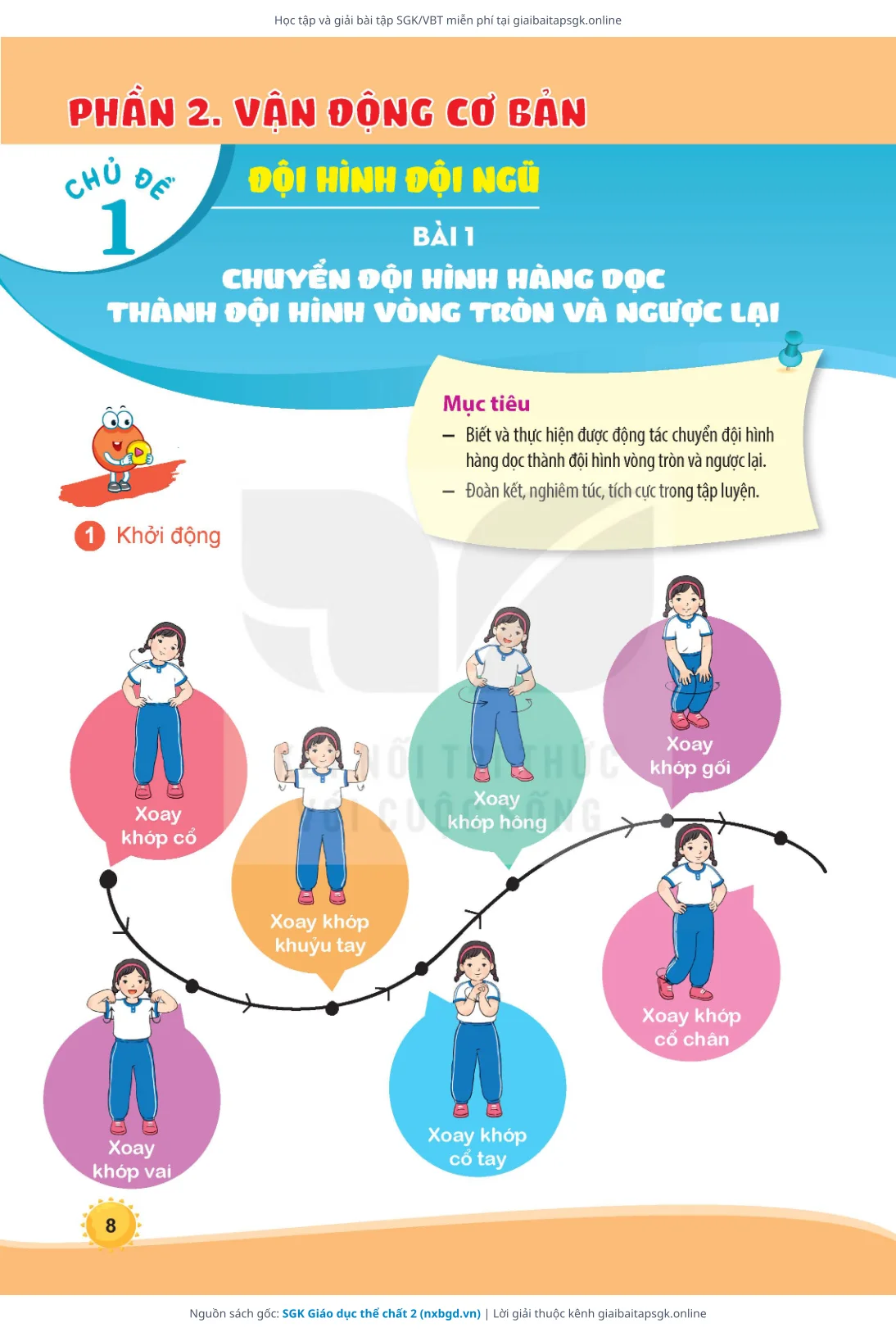 Trang 9 sách giáo khoa SGK Giáo dục thể chất 2 thu nhỏ