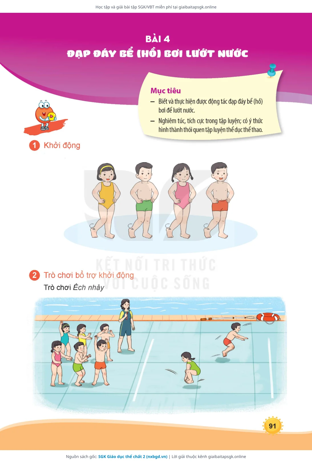 Trang 92 sách giáo khoa SGK Giáo dục thể chất 2 thu nhỏ