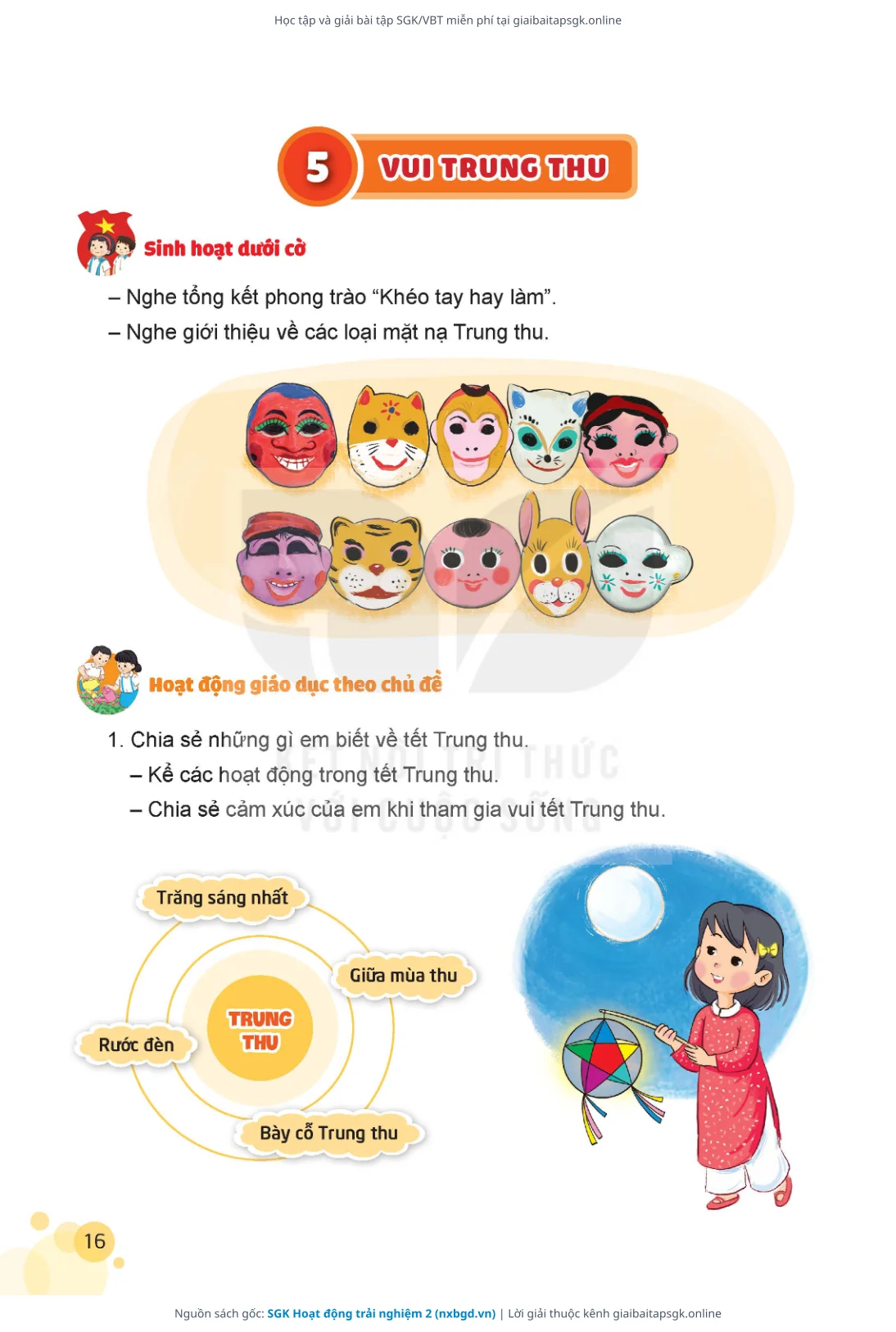 Trang 17 sách giáo khoa SGK Hoạt động trải nghiệm 2 thu nhỏ
