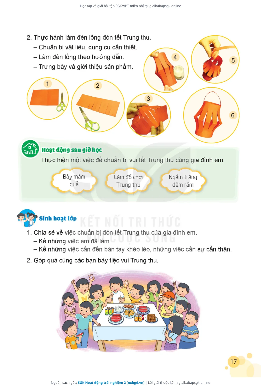 Trang 18 sách giáo khoa SGK Hoạt động trải nghiệm 2 thu nhỏ