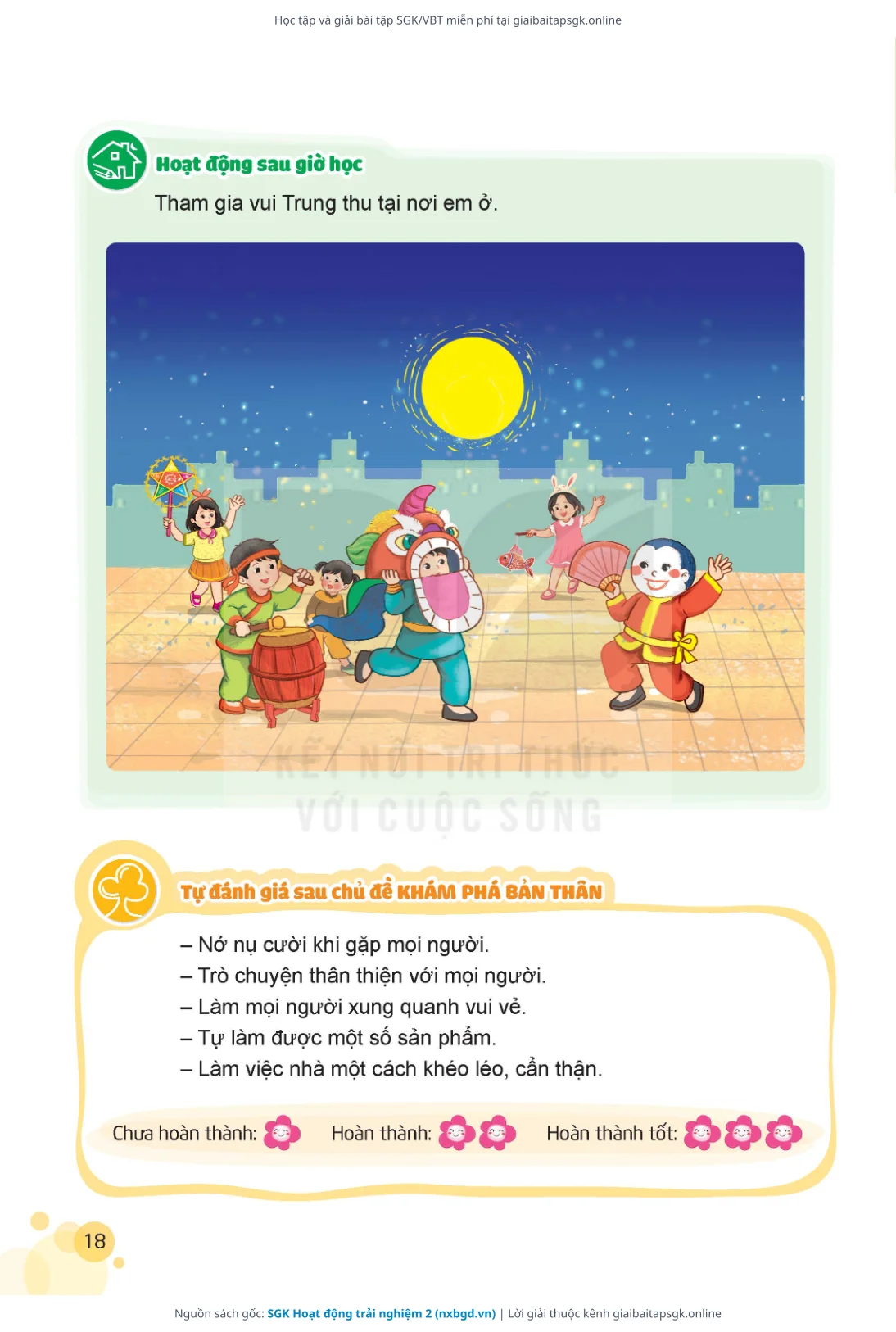 Trang 19 sách giáo khoa SGK Hoạt động trải nghiệm 2 thu nhỏ