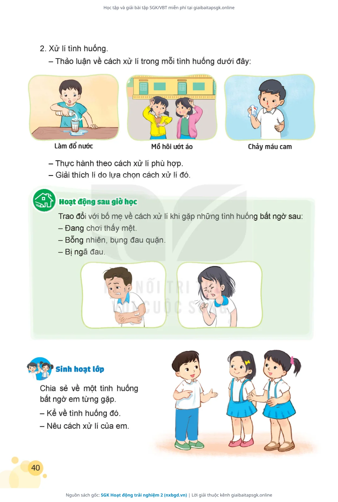 Trang 41 sách giáo khoa SGK Hoạt động trải nghiệm 2 thu nhỏ