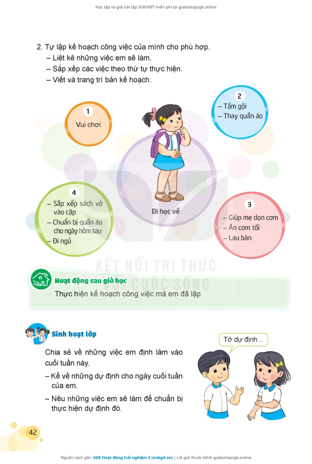 Trang 43 sách giáo khoa SGK Hoạt động trải nghiệm 2 thu nhỏ