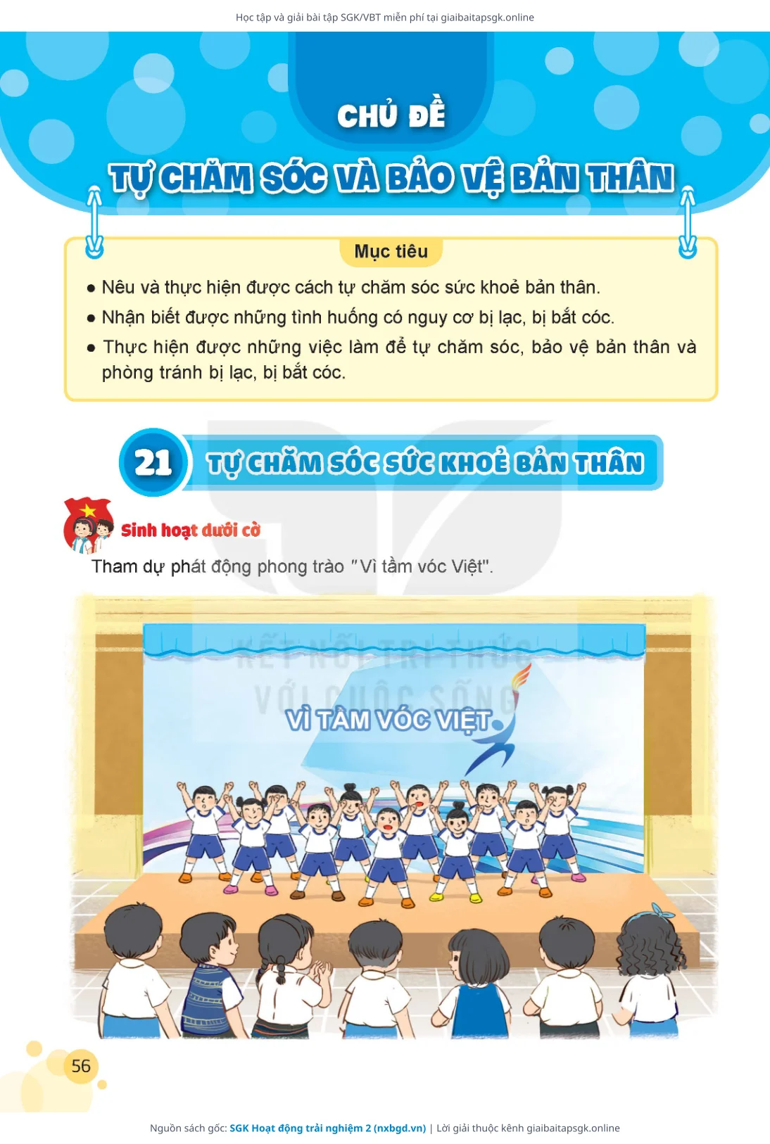 Trang 57 sách giáo khoa SGK Hoạt động trải nghiệm 2 thu nhỏ