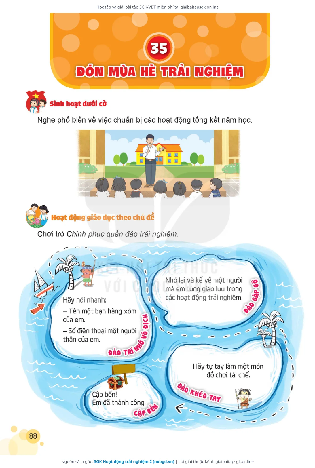 Trang 89 sách giáo khoa SGK Hoạt động trải nghiệm 2 thu nhỏ
