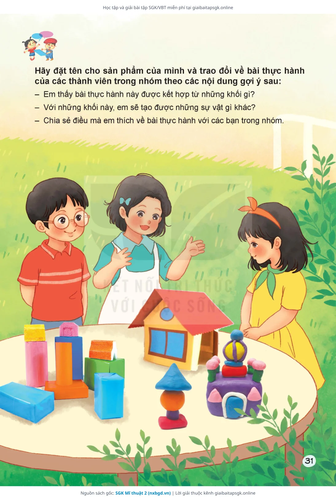Trang 32 sách giáo khoa SGK Mĩ thuật 2 thu nhỏ