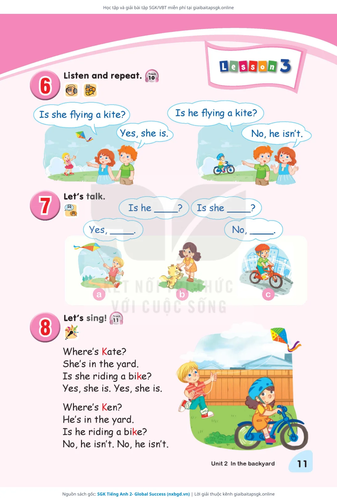Trang 11 sách giáo khoa SGK Tiếng Anh 2- Global Success bản chuẩn