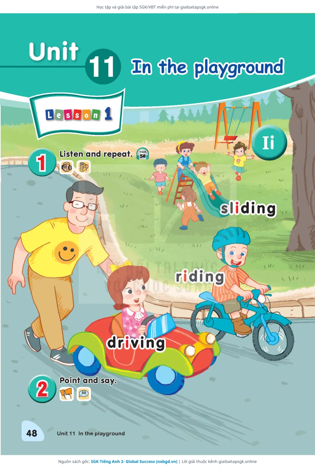 Trang 48 sách giáo khoa SGK Tiếng Anh 2- Global Success bản chuẩn