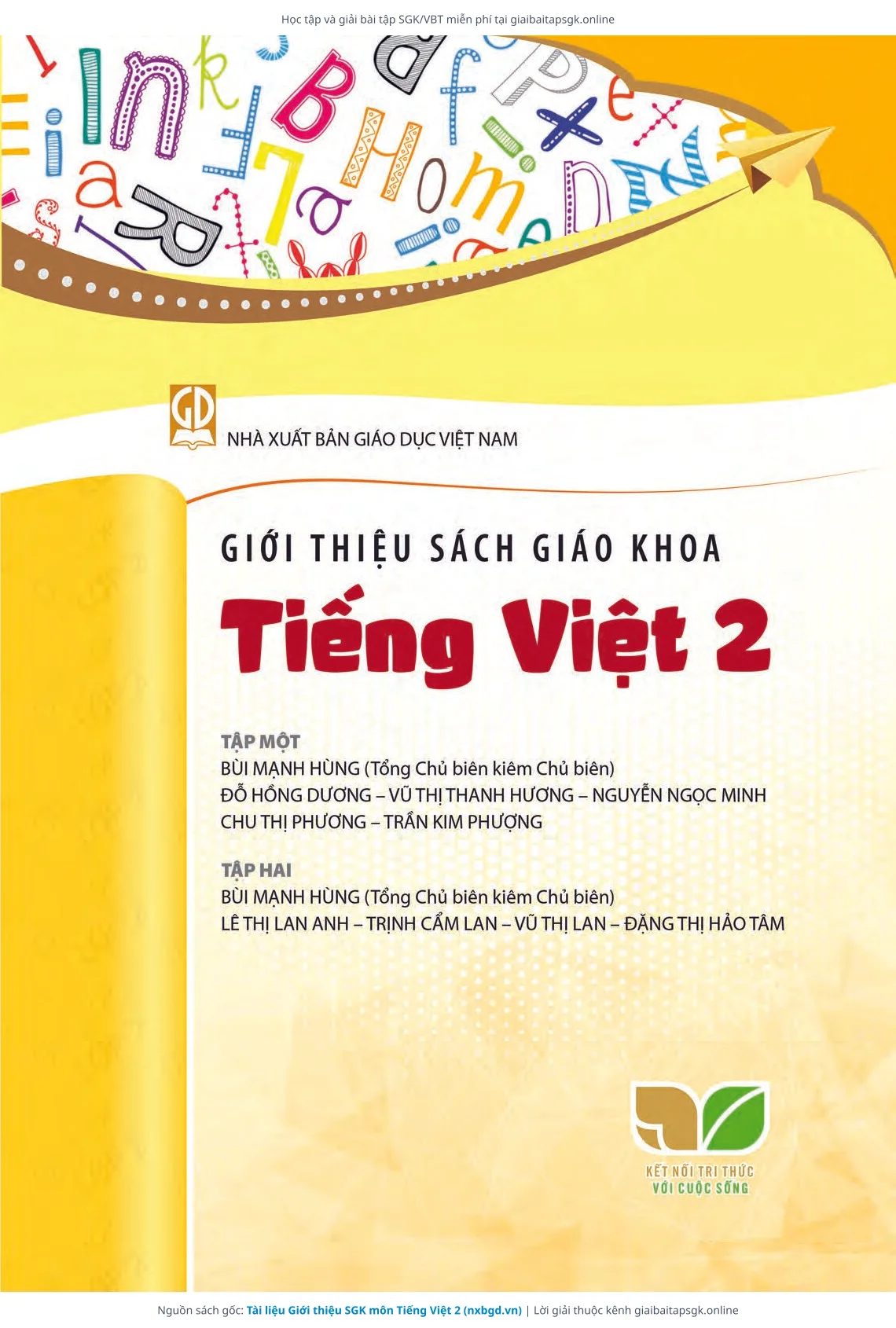 Trang 1 sách giáo khoa Tài liệu Giới thiệu SGK môn Tiếng Việt 2 bản chuẩn
