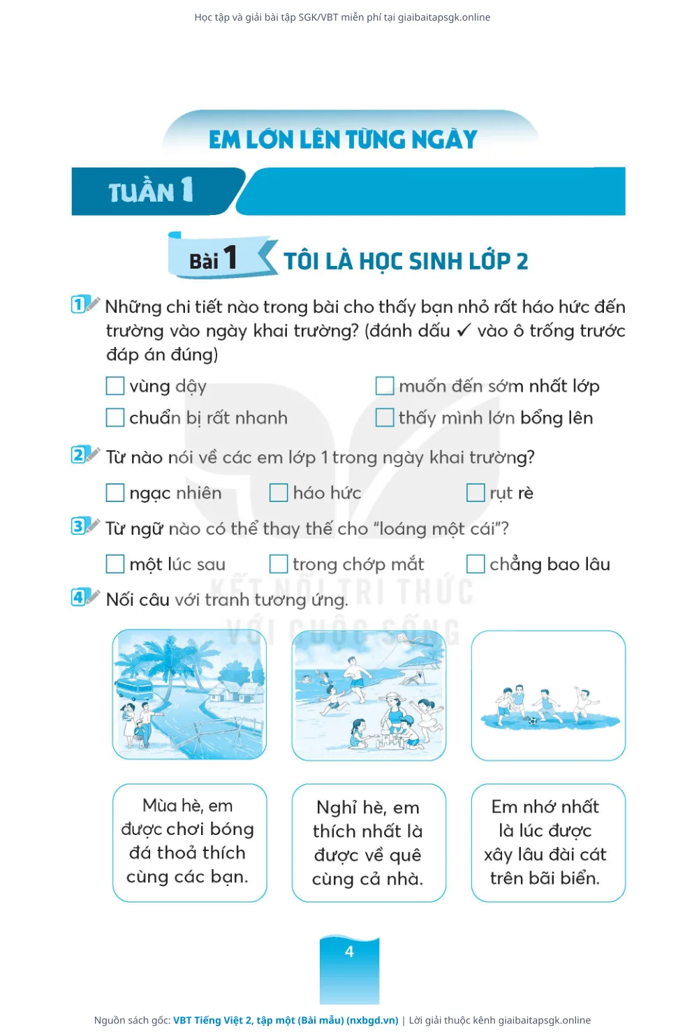 Trang 5 sách giáo khoa VBT Tiếng Việt 2, tập một (Bài mẫu) thu nhỏ
