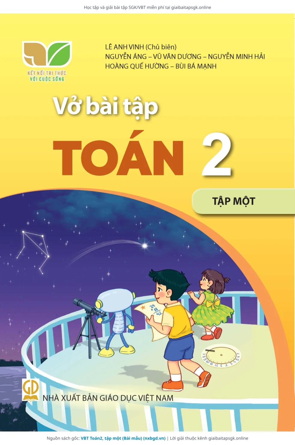 Trang 1 sách giáo khoa VBT Toán2, tập một (Bài mẫu) bản chuẩn