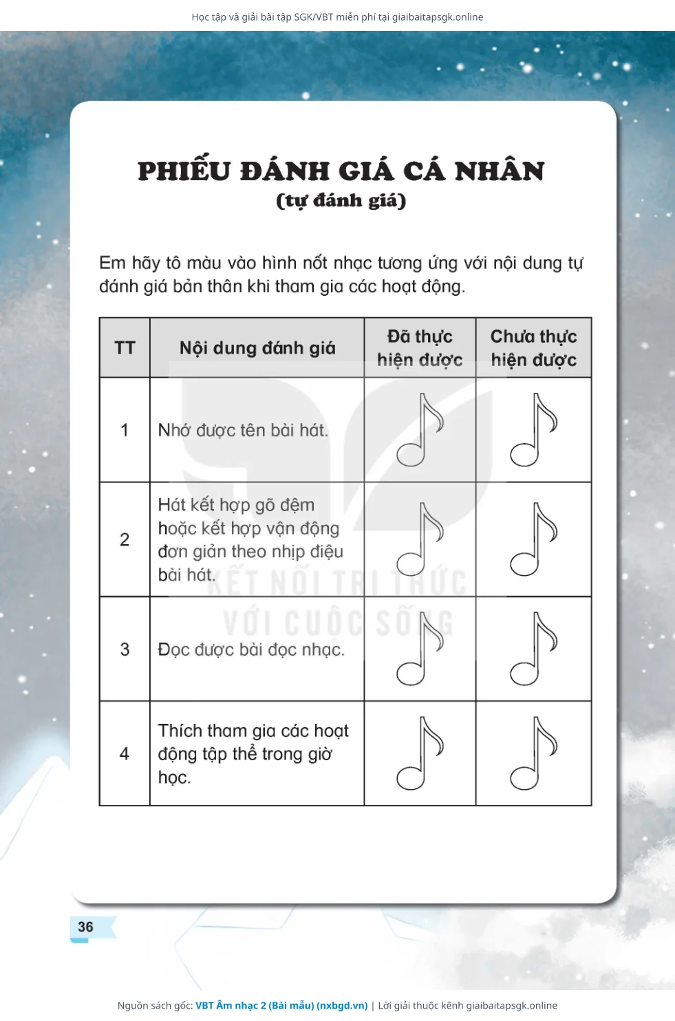 Trang 8 sách giáo khoa VBT Âm nhạc 2 (Bài mẫu) thu nhỏ
