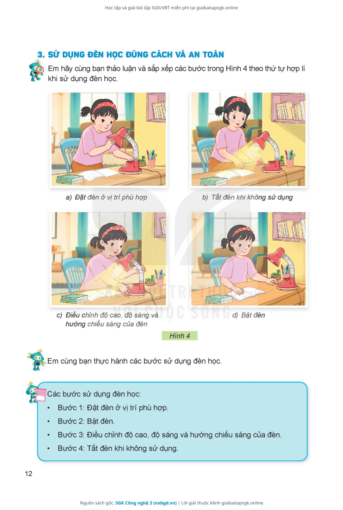 Trang 13 sách giáo khoa SGK Công nghệ 3 thu nhỏ