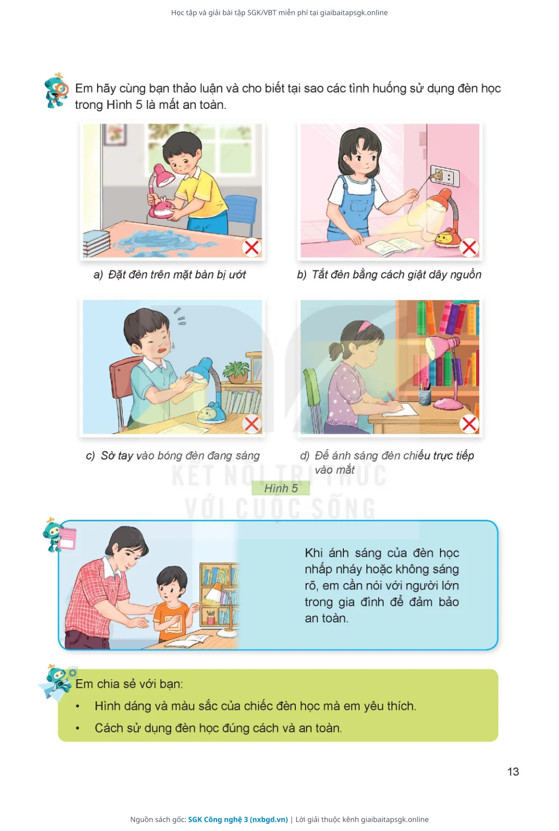 Trang 14 sách giáo khoa SGK Công nghệ 3 thu nhỏ