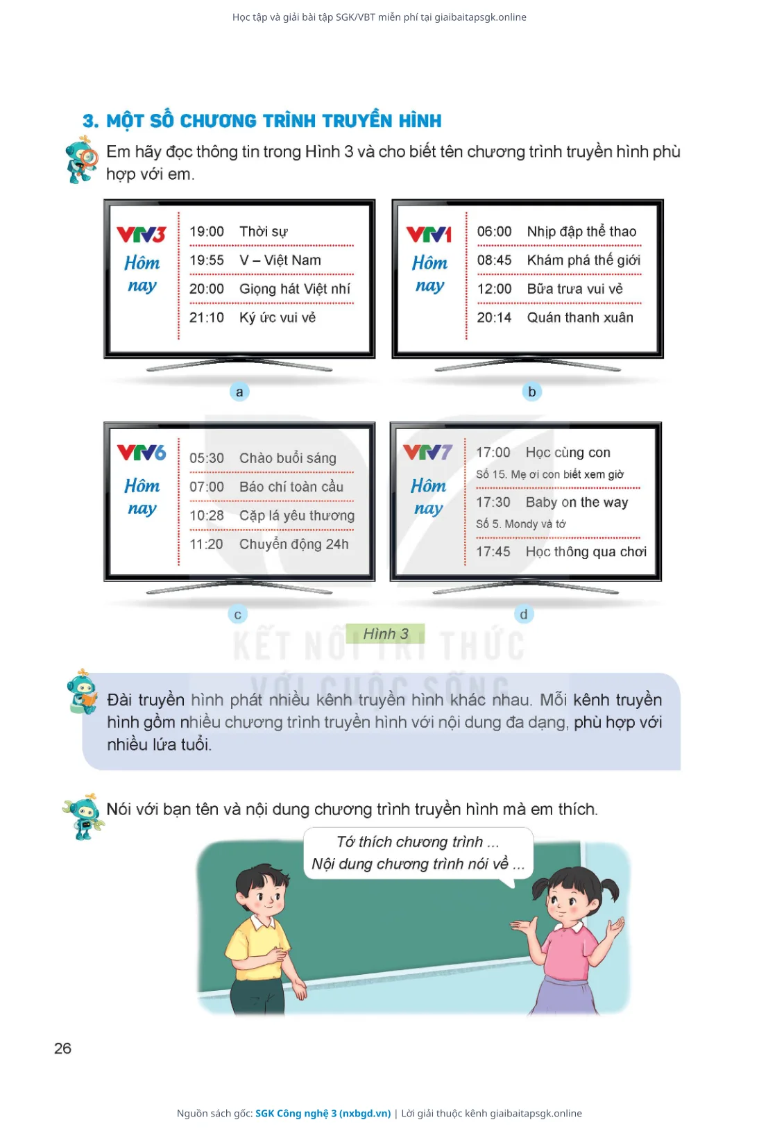 Trang 27 sách giáo khoa SGK Công nghệ 3 thu nhỏ