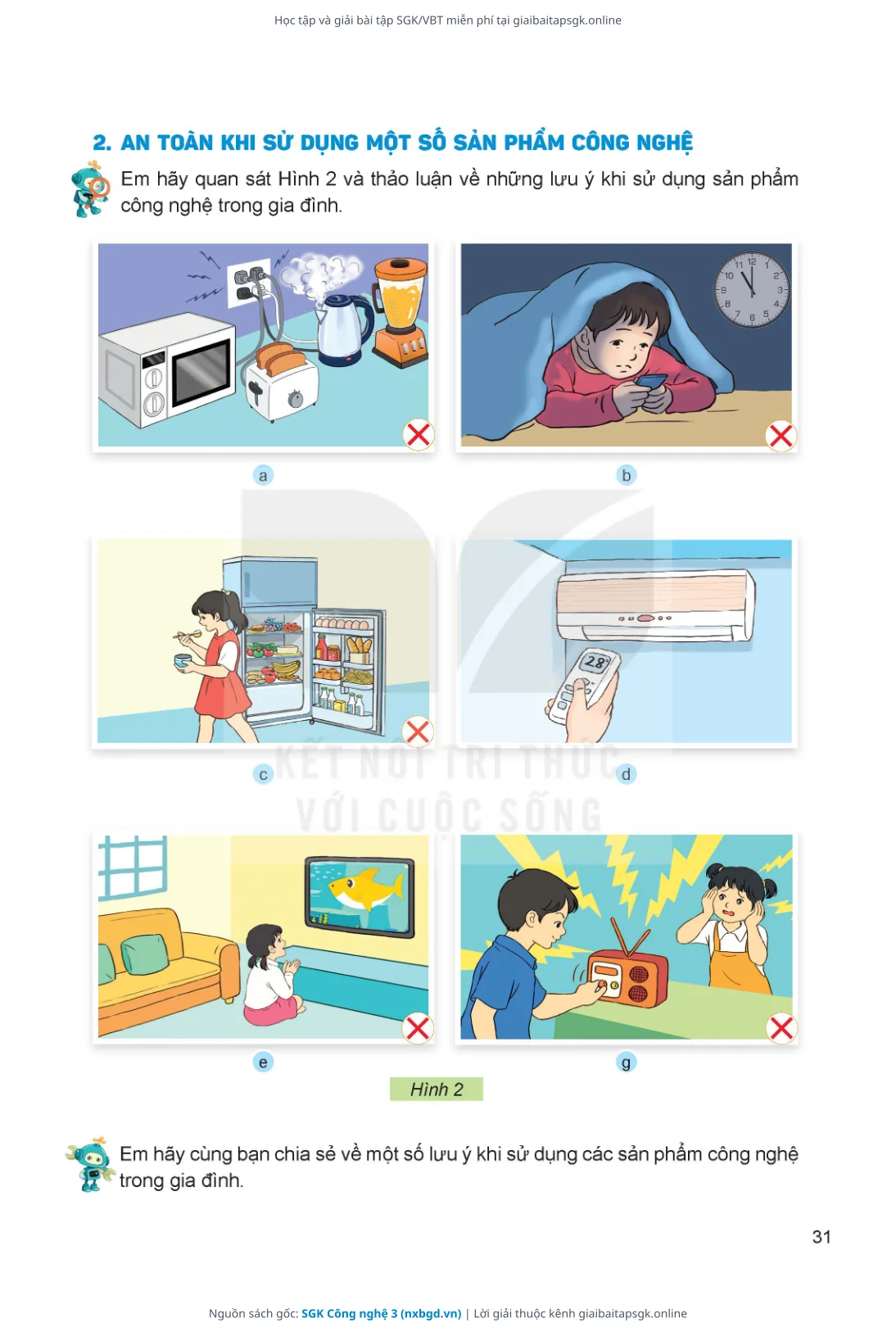 Trang 32 sách giáo khoa SGK Công nghệ 3 thu nhỏ
