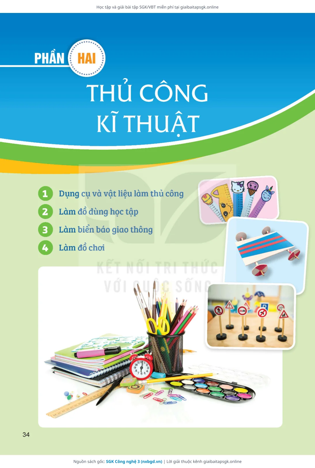 Trang 35 sách giáo khoa SGK Công nghệ 3 thu nhỏ