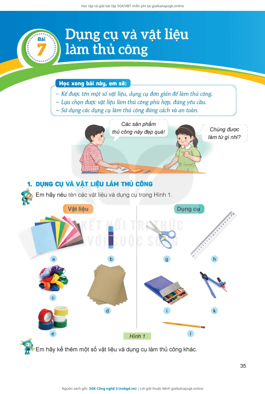 Trang 36 sách giáo khoa SGK Công nghệ 3 thu nhỏ