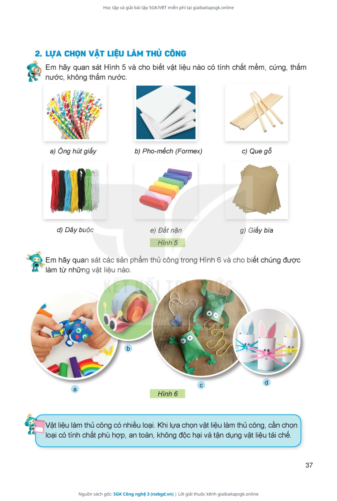 Trang 38 sách giáo khoa SGK Công nghệ 3 thu nhỏ