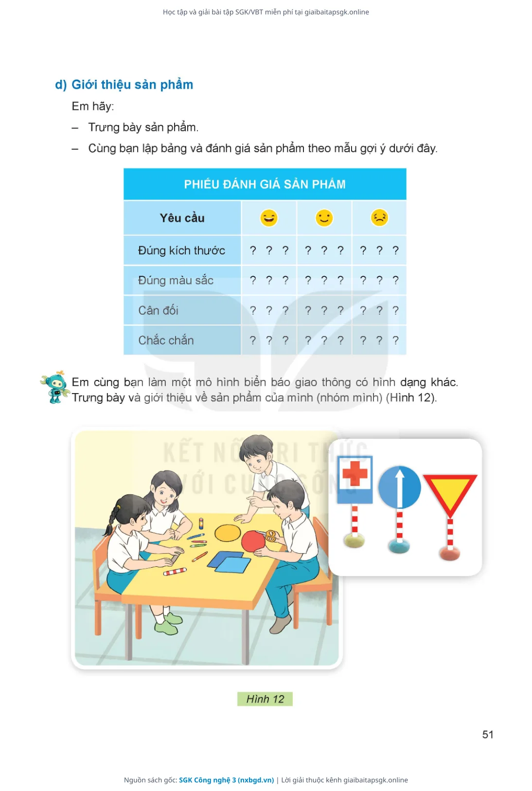 Trang 52 sách giáo khoa SGK Công nghệ 3 thu nhỏ