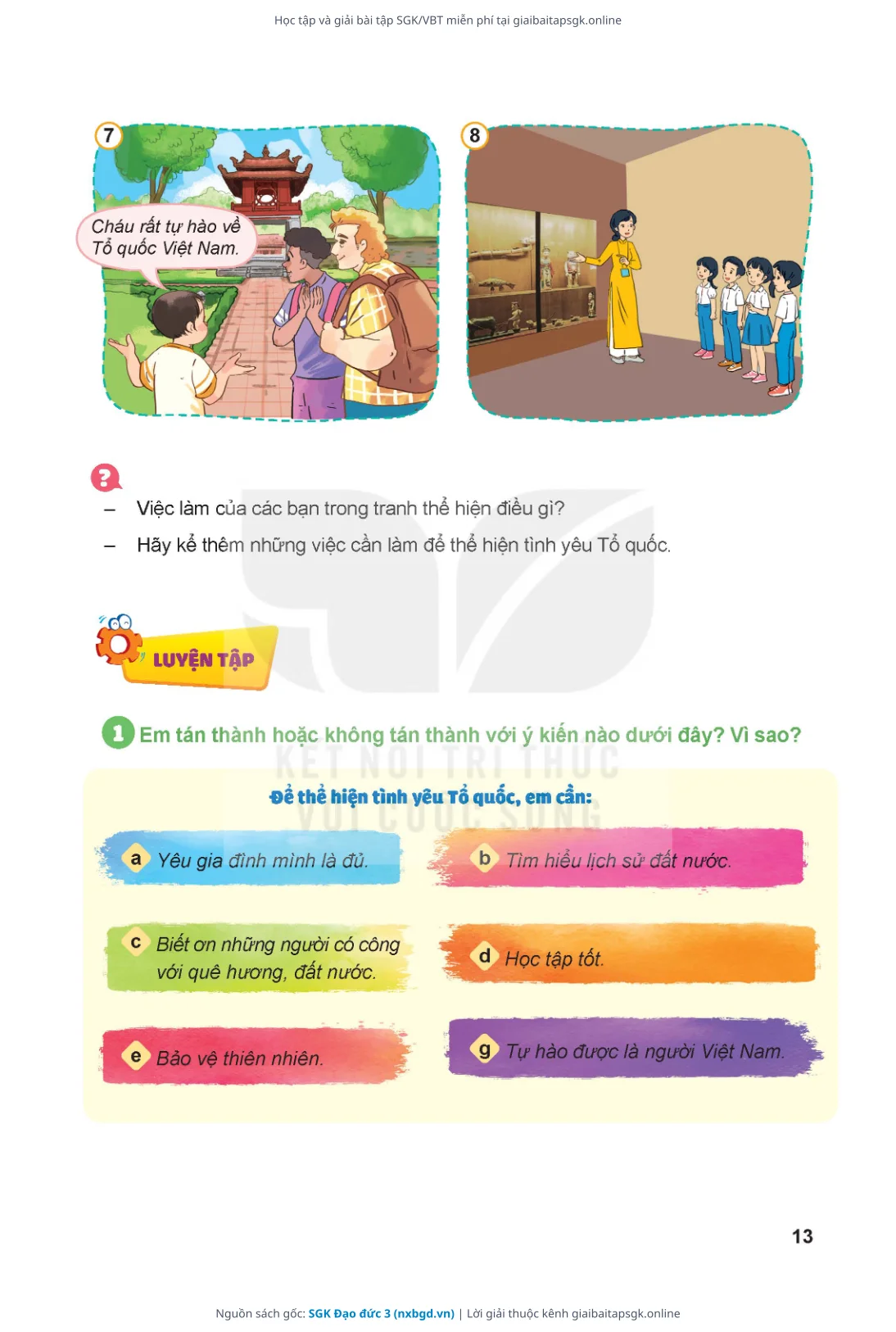 Trang 14 sách giáo khoa SGK Đạo đức 3 thu nhỏ