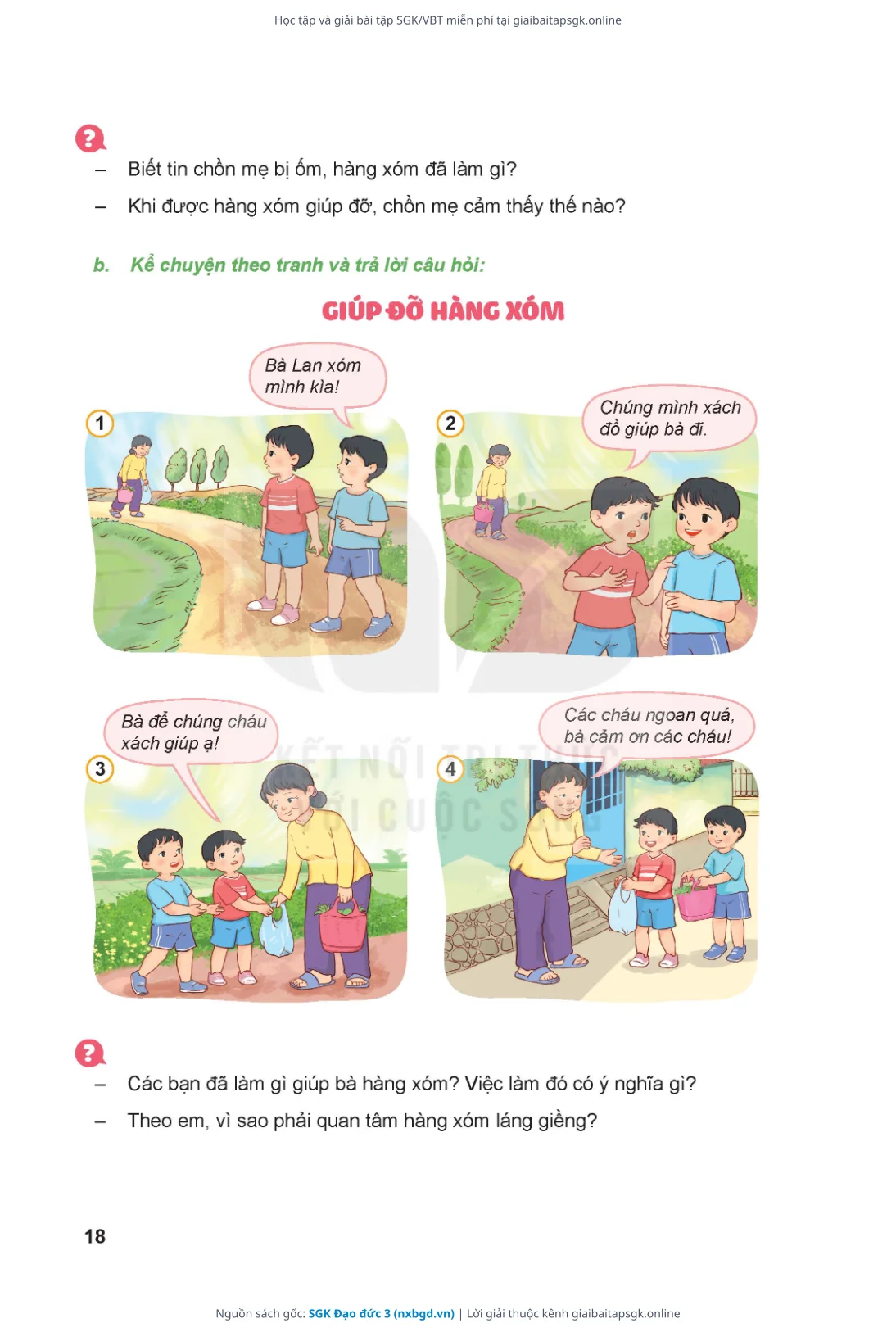 Trang 19 sách giáo khoa SGK Đạo đức 3 thu nhỏ