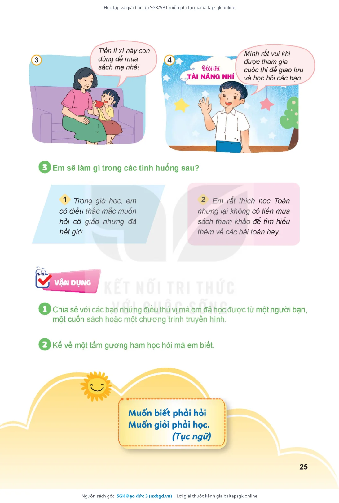 Trang 26 sách giáo khoa SGK Đạo đức 3 thu nhỏ