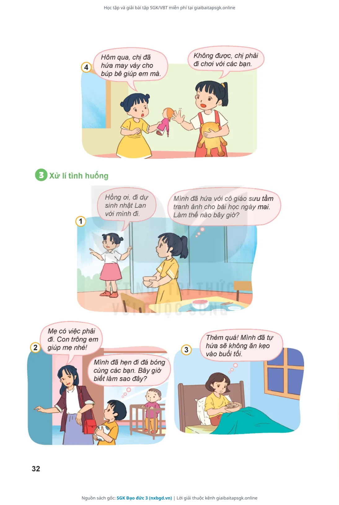 Trang 33 sách giáo khoa SGK Đạo đức 3 thu nhỏ