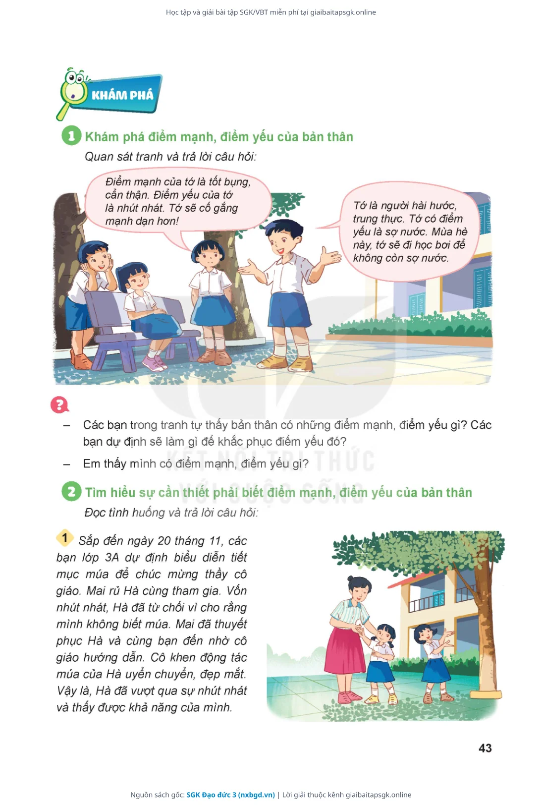 Trang 44 sách giáo khoa SGK Đạo đức 3 thu nhỏ
